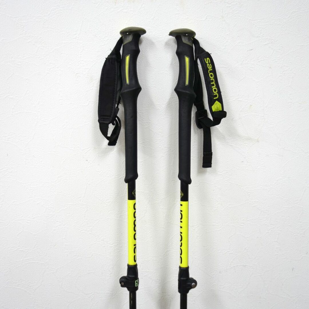 サロモン SALOMON スキーストック 100-135cm ポール 伸縮式 サロモン SALOMON スキーストック 100-135cm ポール 伸縮式