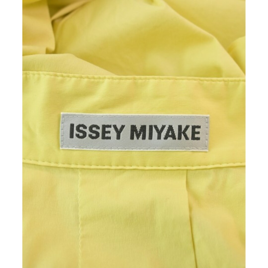 ISSEY MIYAKE イッセイミヤケ シャツワンピース F 黄 【古着】 ISSEY MIYAKE イッセイミヤケ シャツワンピース F 黄 【古着】