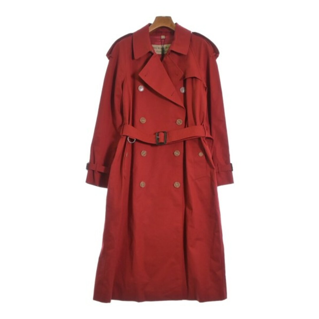 BURBERRY - BURBERRY バーバリー トレンチコート 8(S位) 赤 【古着】【中古】