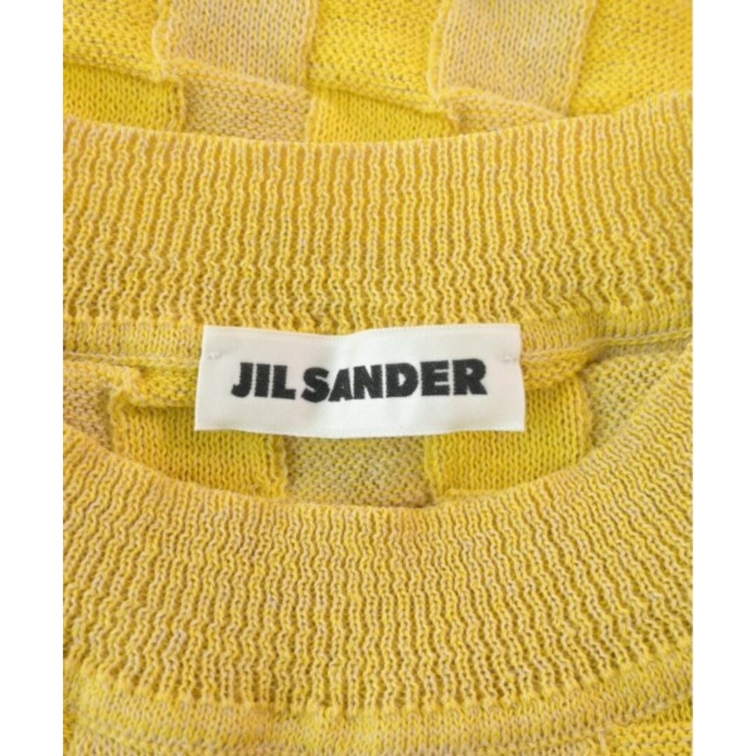 JIL SANDER ジルサンダー ニット・セーター 46(XL位) 黄(総柄 JIL SANDER ジルサンダー ニット・セーター 46(XL位) 黄(総柄