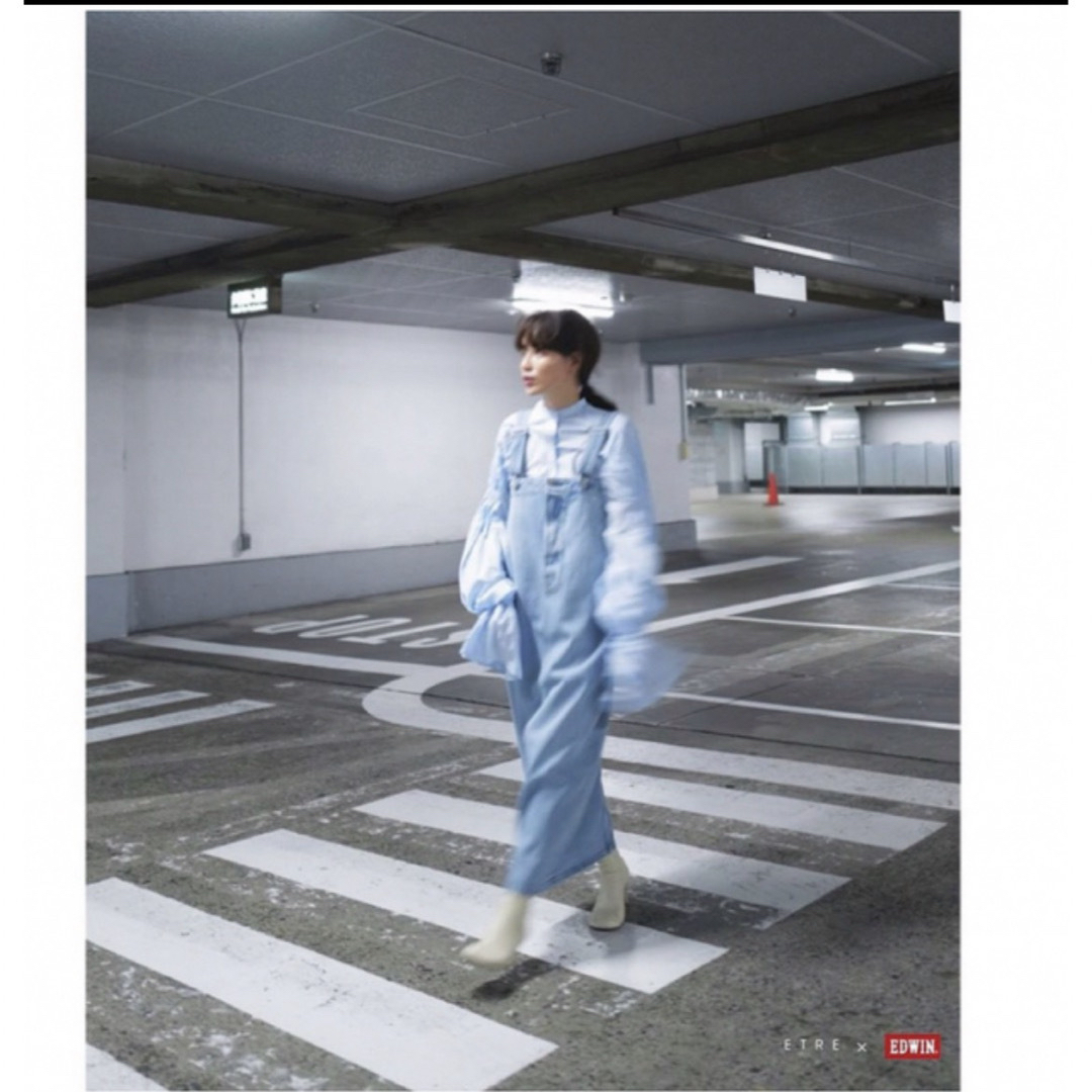 ETRE TOKYO キャンディースリーブタックシャツ ブルー ETRE TOKYO キャンディースリーブタックシャツ ブルー