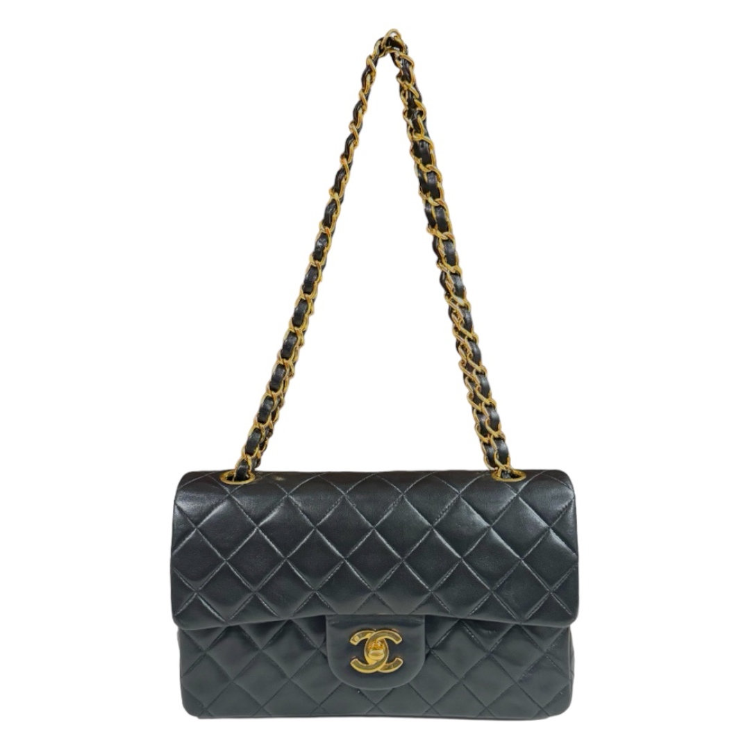 CHANEL - シャネル マトラッセ ショルダーバッグ ラムスキン A01113 ブラック レディース CHANEL  中古