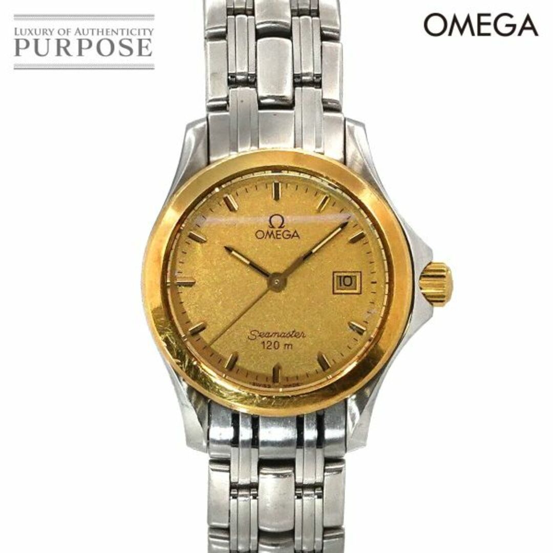 OMEGA - オメガ OMEGA シーマスター 120m コンビ レディース 腕時計 デイト ゴールド YG クォーツ ウォッチ Seamaster VLP 90239555の通販 by PURPOSE ラクマ店 |オメガならラクマ OMEGA - オメガ OMEGA シーマスター 120m コンビ レディース 腕時計 デイト ゴールド YG クォーツ ウォッチ Seamaster VLP 90239555の通販 by PURPOSE ラクマ店 |オメガならラクマ