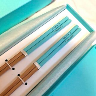 未使用】Tiffany & Co. ティファニー夫婦箸 未使用】Tiffany & Co. ティファニー夫婦箸