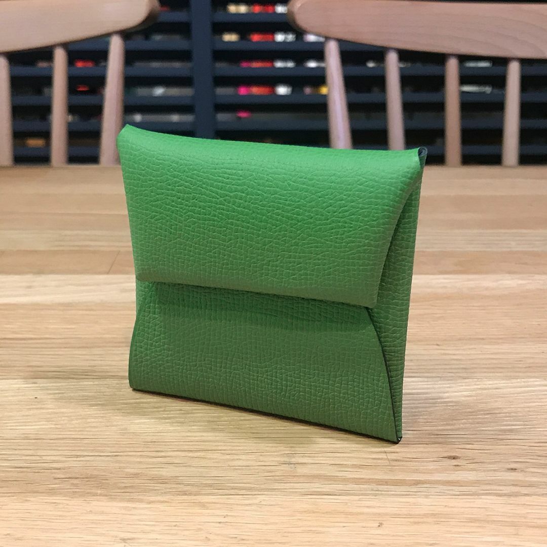 HERMES - 新品未使用 エルメス バスティアヴェルソ エプソン ヴェールユッカ セレスト