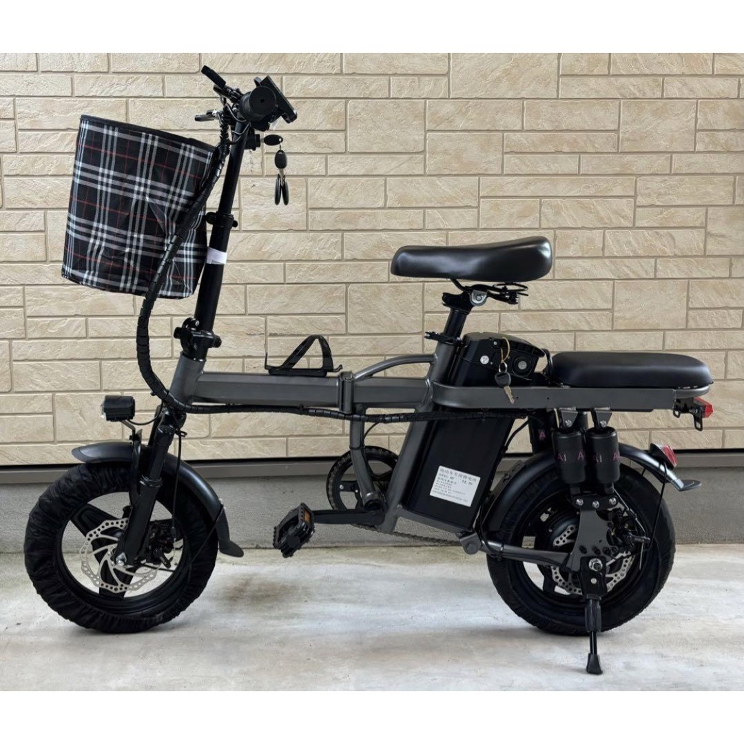 フル電動自転車　48V/35ah超大容量バッテリー　アクセル付ひねちゃ　モペット