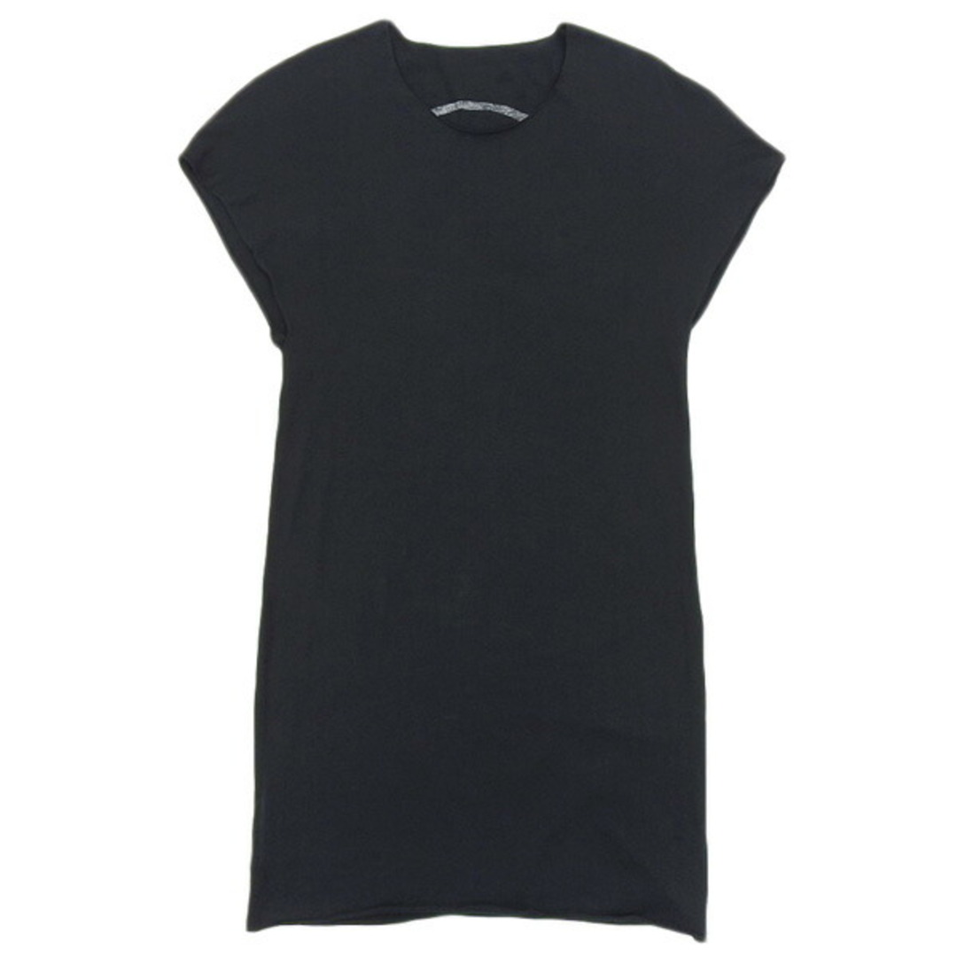 lucien pellat-finet - ◆超美品◆ ルシアンペラフィネ lucien pellat finet コットン ノースリーブ ワンピース レディース ブラック 黒 sizeS [Y02865]