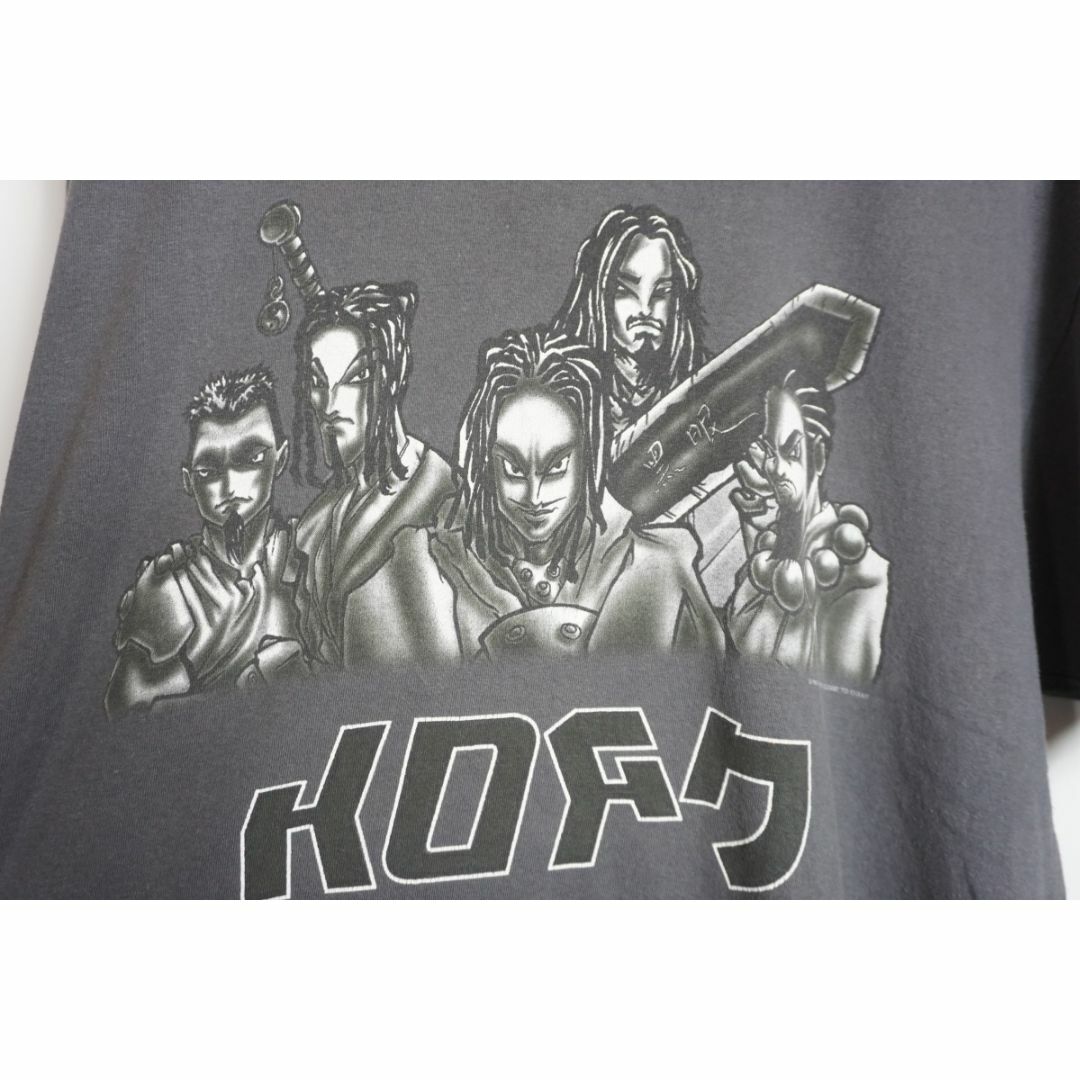 希少 90s KORN GIANT製 バンド Tシャツ ビンテージ 1001N△の 希少 90s KORN GIANT製 バンド Tシャツ ビンテージ 1001N△の