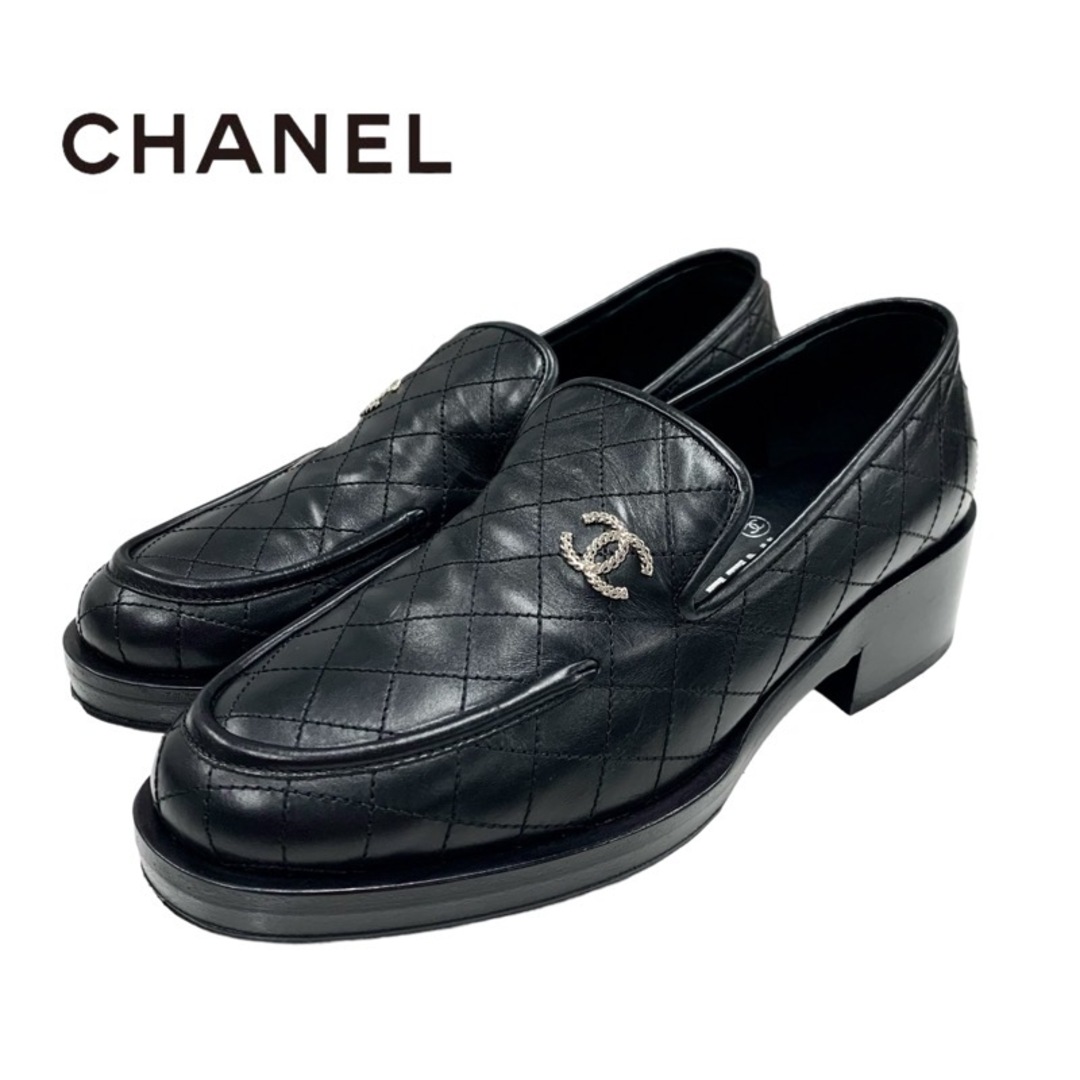 CHANEL - シャネル CHANEL ローファー 革靴 靴 シューズ レザー CHANEL - シャネル CHANEL ローファー 革靴 靴 シューズ レザー