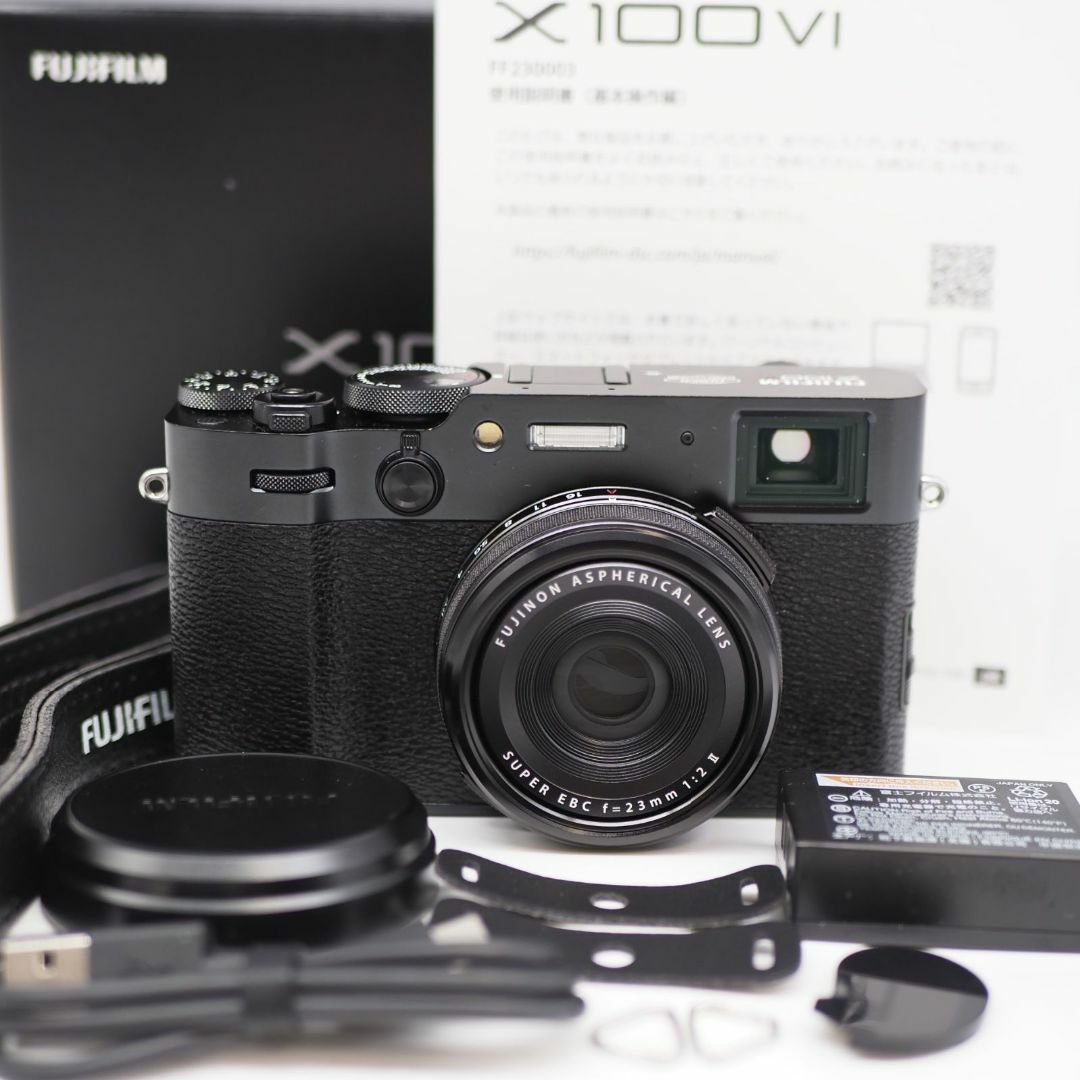 富士フイルム - □520ショット□ FUJIFILM X100Ⅵ ブラック ほぼ 富士フイルム - □520ショット□ FUJIFILM X100Ⅵ ブラック ほぼ