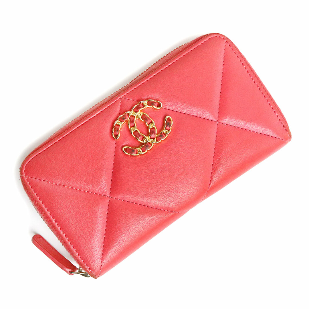 CHANEL - シャネル 19 スモール ジップウォレット ラウンド CHANEL - シャネル 19 スモール ジップウォレット ラウンド