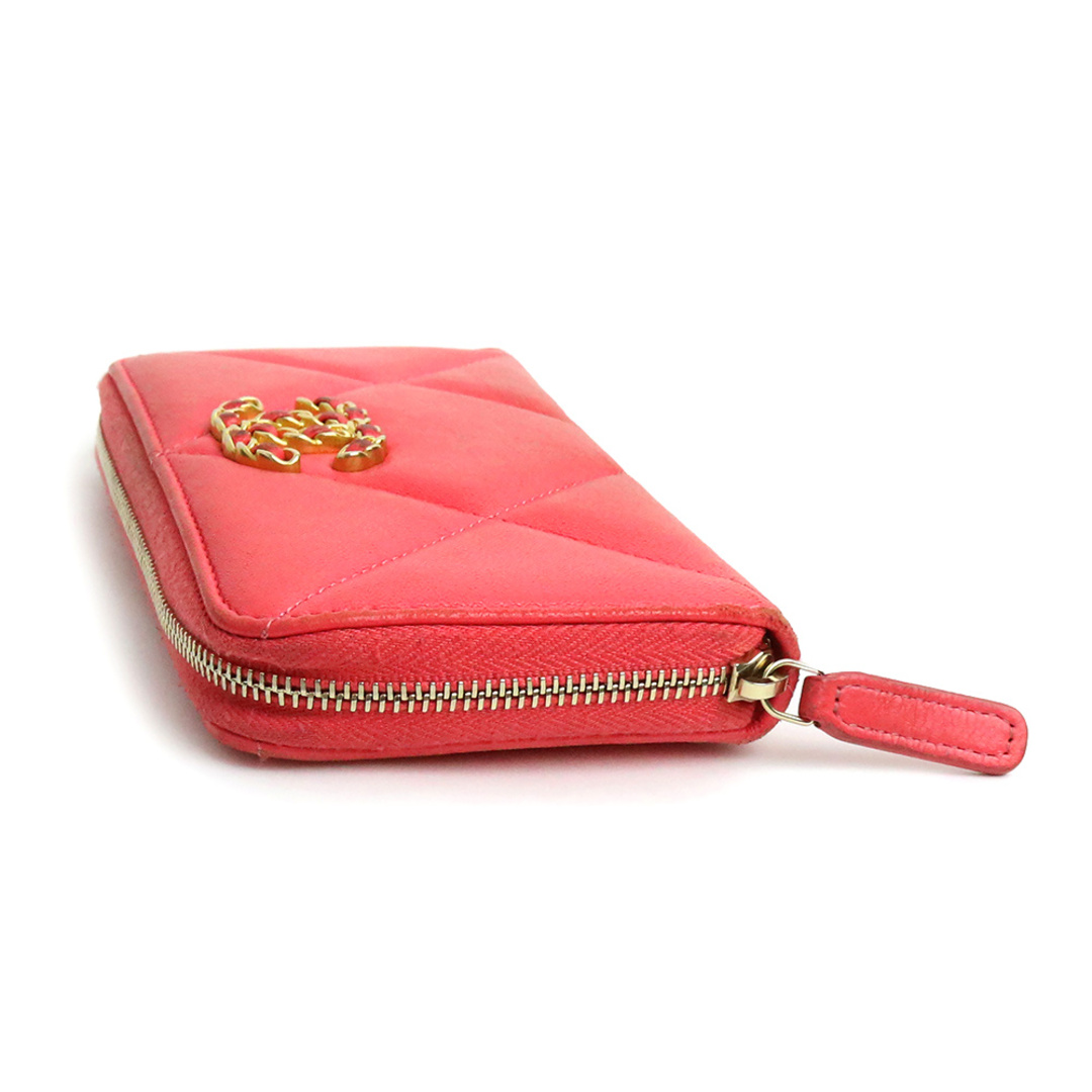 CHANEL - シャネル 19 スモール ジップウォレット ラウンド CHANEL - シャネル 19 スモール ジップウォレット ラウンド