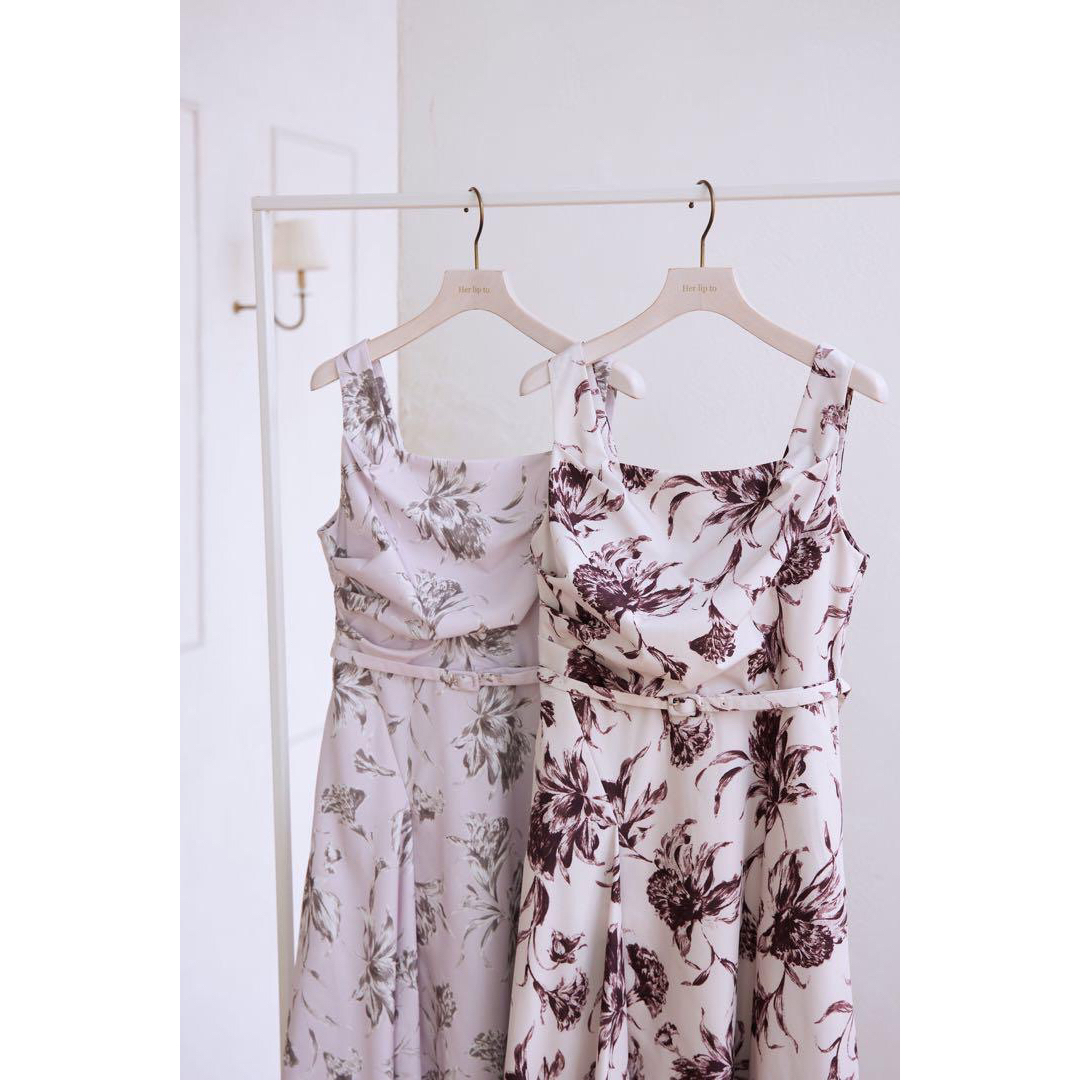 Her lip to - Herlipto Dahlia Belted Dress Her lip toのロング Her lip to - Herlipto Dahlia Belted Dress Her lip toのロング