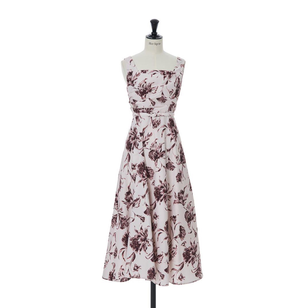 Her lip to - Herlipto Dahlia Belted Dressの通販 by 和菓子の Her lip to - Herlipto Dahlia Belted Dressの通販 by 和菓子の