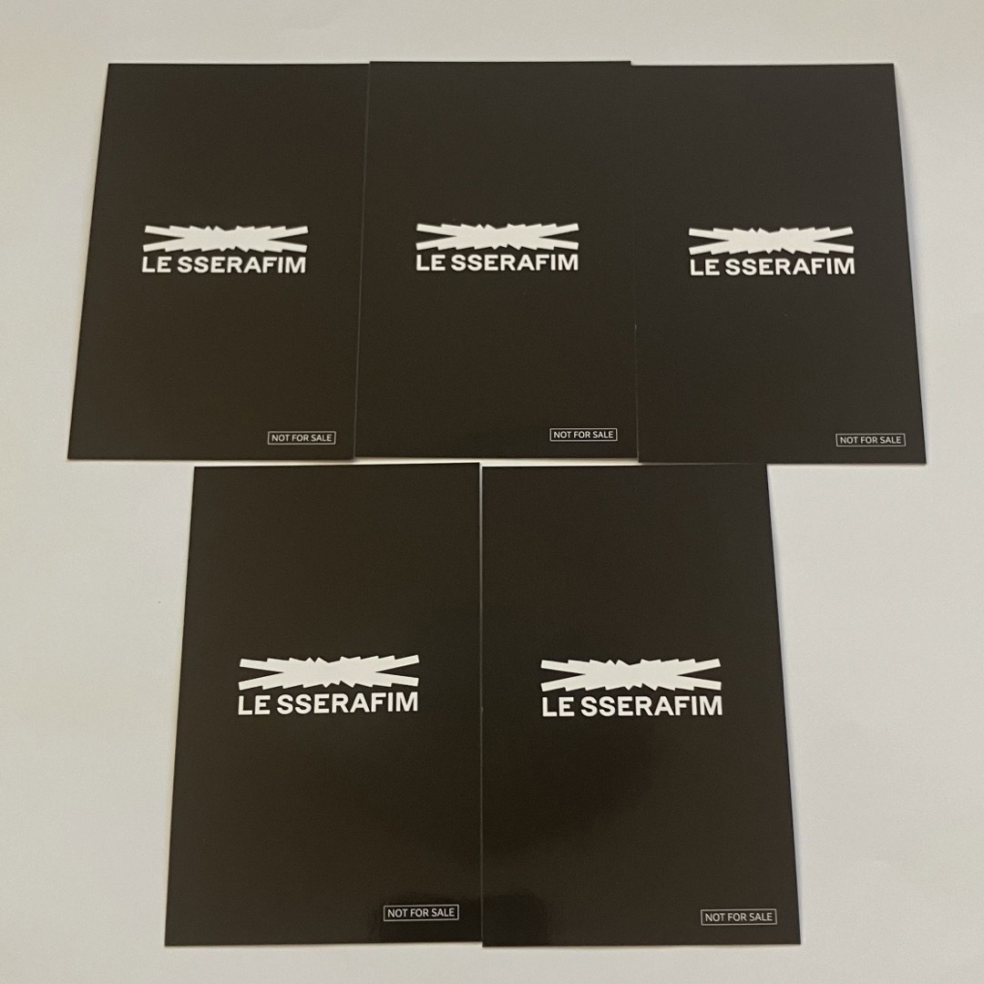 LE SSERAFIM - LE SSERAFIM EASY ユニバ 特典トレカ 5枚セット LE SSERAFIM - LE SSERAFIM EASY ユニバ 特典トレカ 5枚セット