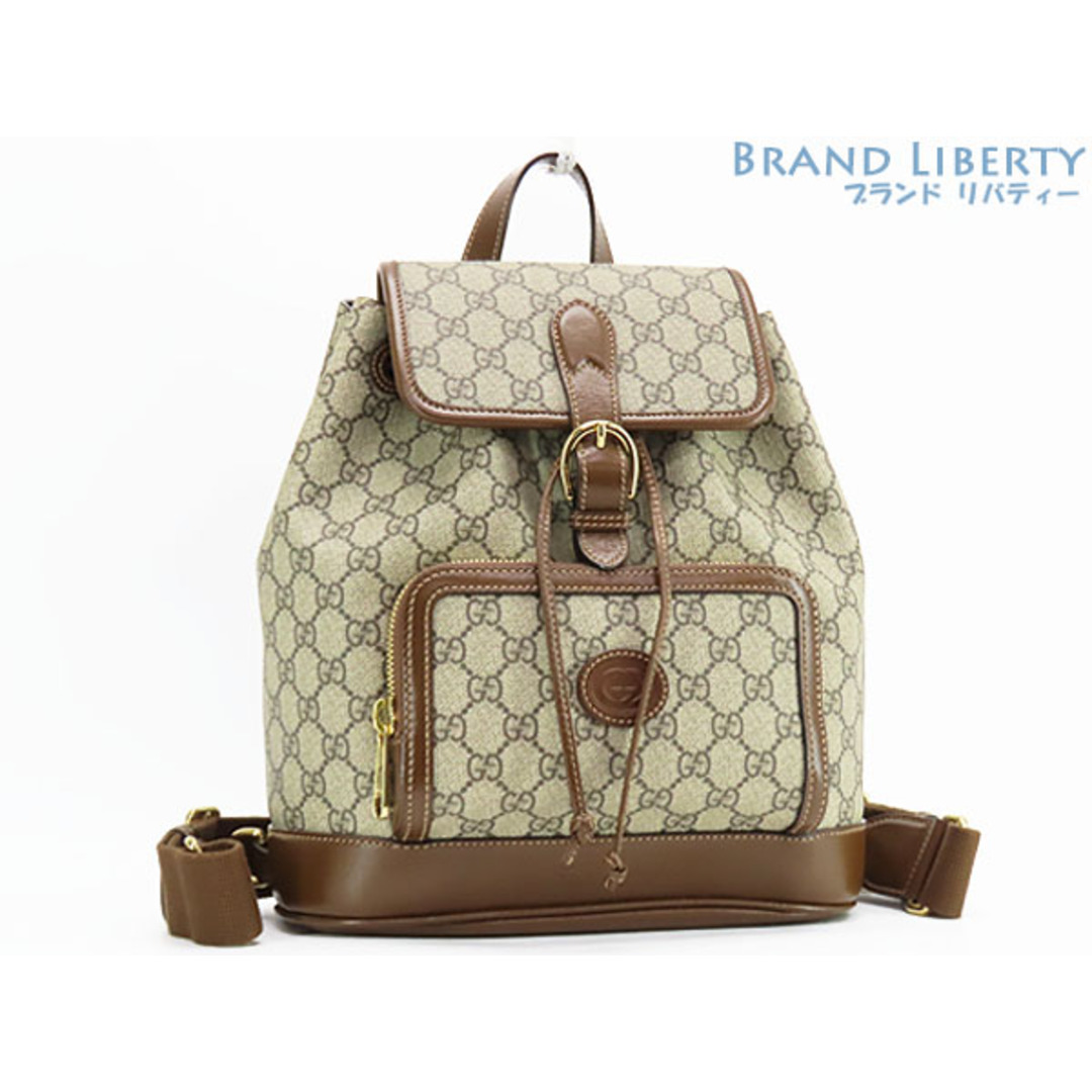 GUCCI - 未使用グッチGGスプリームインターロッキングG付き バックパックリュック