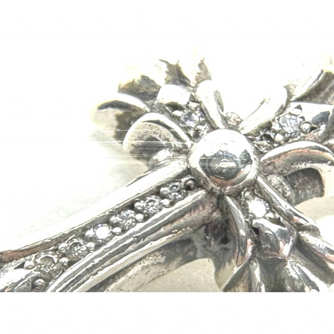 【ご予約品】 Chrome Hearts - クロムハーツ ダブルCHクロス チャーム パヴェ ペンダントトップ、チャーム