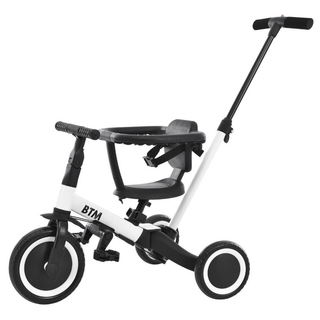 子供用三輪車 4in1 自転車 オリジナル 押し棒付き 安全バー付き(三輪車)