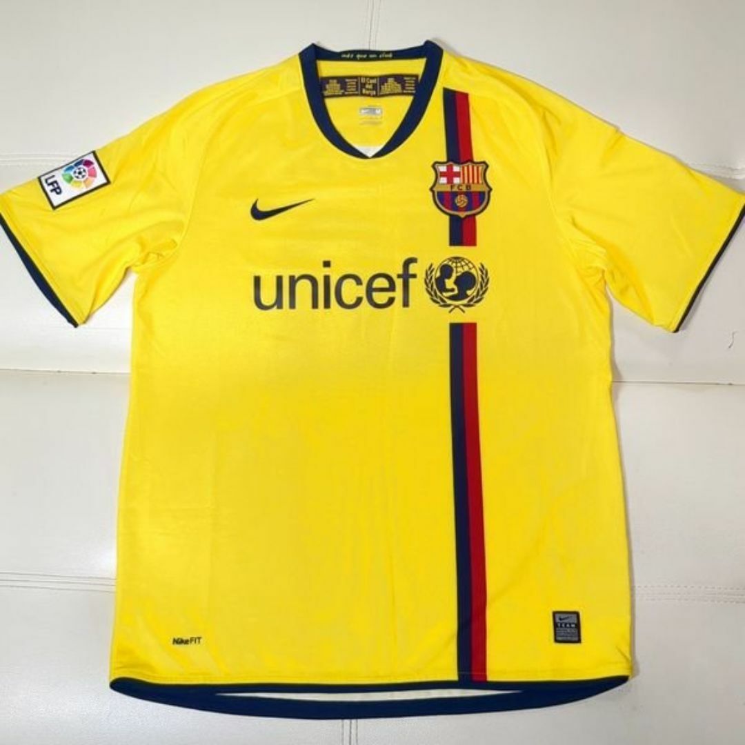 NIKE - メッシ バルセロナ 08-09 アウェイ レプリカユニフォーム NIKE - メッシ バルセロナ 08-09 アウェイ レプリカユニフォーム