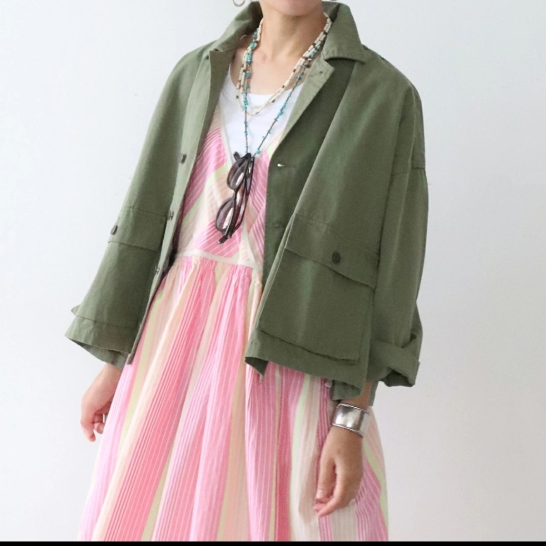 ルメランジュ ショートジャケット 短丈 新品 ルメランジュ ショートジャケット 短丈 新品