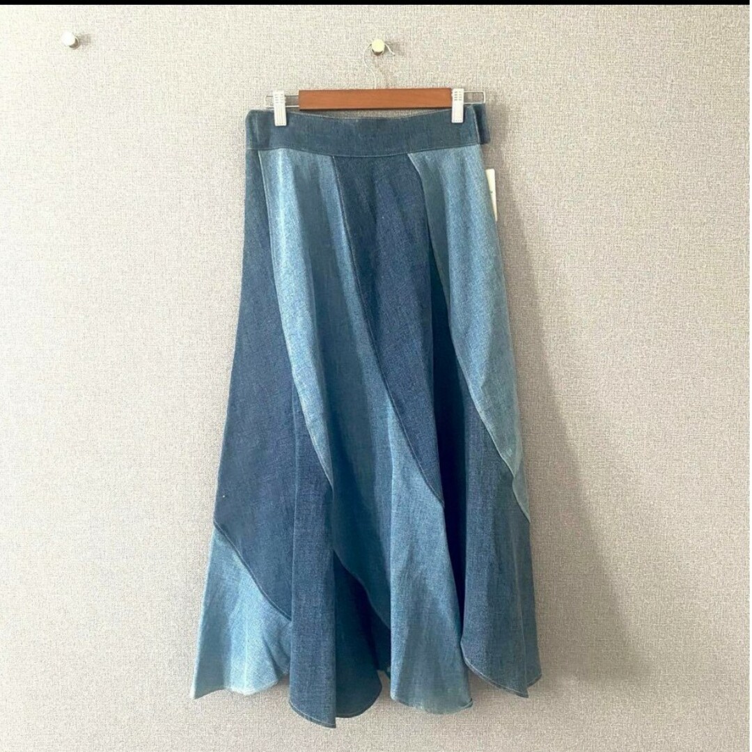 poppy マーガレットデニムスカート あさぎーにょの通販 by poppy マーガレットデニムスカート あさぎーにょの通販 by