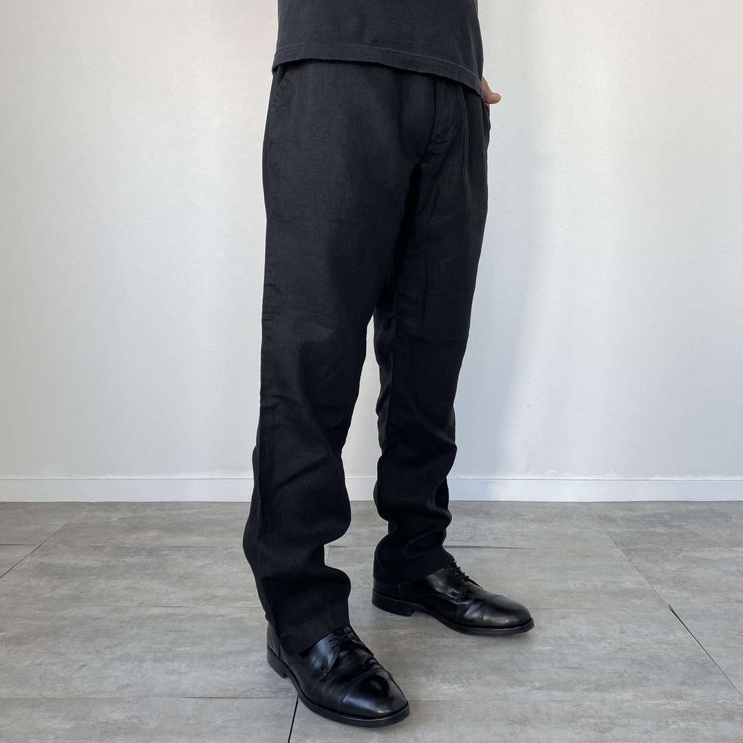 古着 JOSEPH ABBOUD リネンパンツ スラックス メンズw34相当 古着 JOSEPH ABBOUD リネンパンツ スラックス メンズw34相当