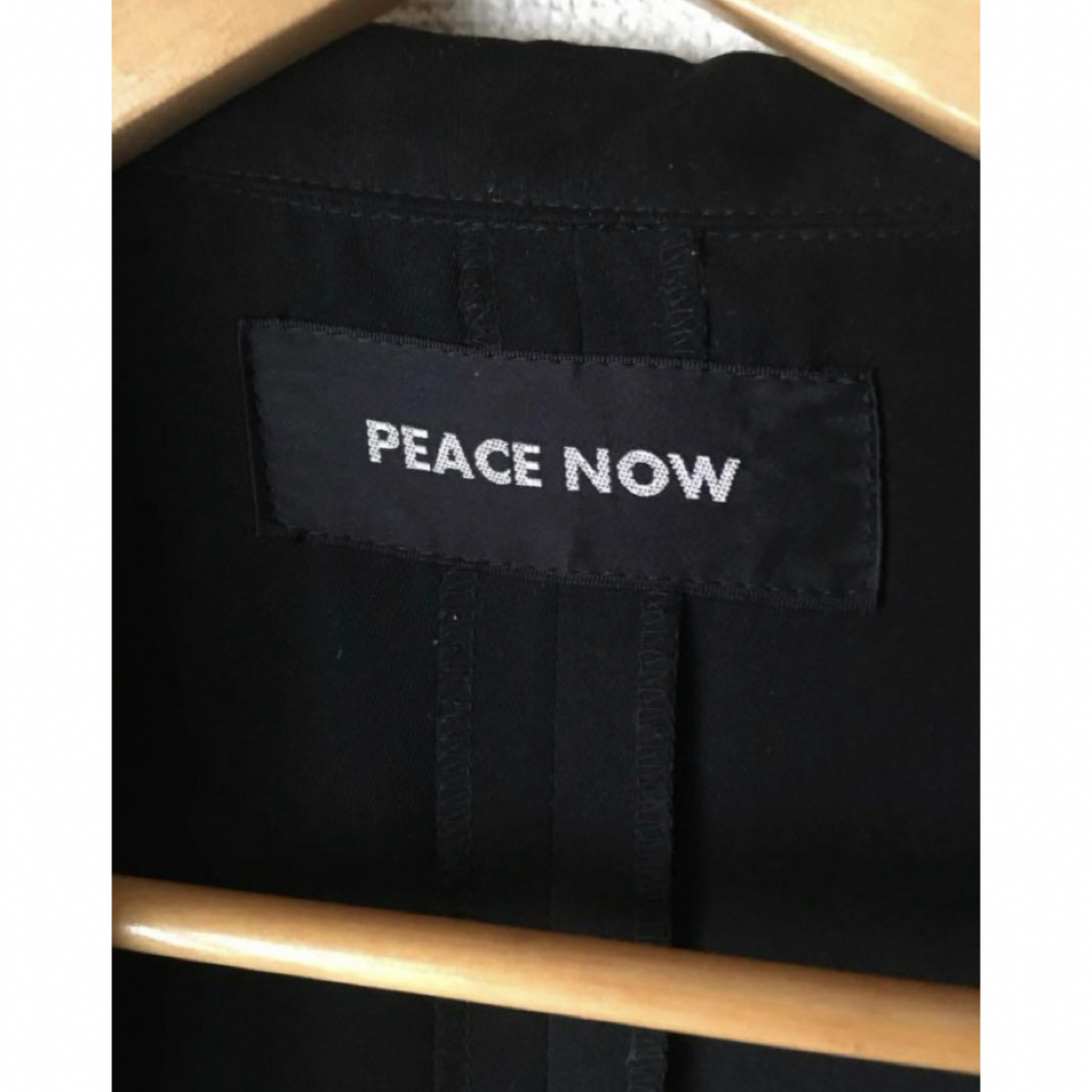PEACE NOW ピースナウ 黒マント 薄手ロングマントBPN PEACE NOW ピースナウ 黒マント 薄手ロングマントBPN