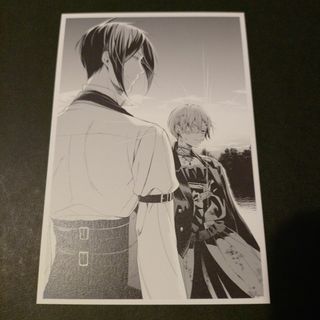 黒執事　ポストカード #2　モノクロ　女装 シエル　セバスチャン(その他)
