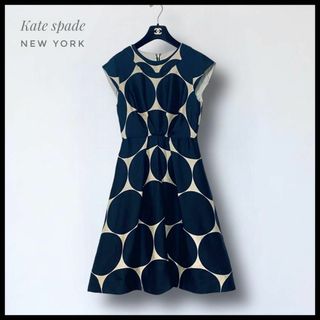 kate spade NEW YORK(ドット ・ ひざ丈ワンピース)のフリマ kate spade NEW YORK(ドット ・ ひざ丈ワンピース)のフリマ