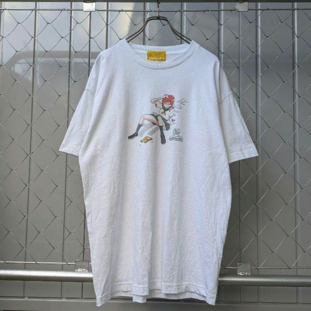 00s アニメ Tシャツ プリント 女子高生 JK オーバーサイズ SF XL 00s アニメ Tシャツ プリント 女子高生 JK オーバーサイズ SF XL