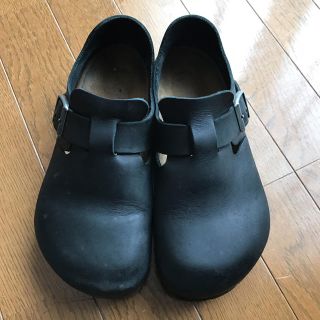 ビルケンシュトック(BIRKENSTOCK)のBIRKENSTOCK 黒36 ビルケンシュトック(ローファー/革靴)