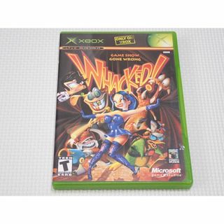 エックスボックス(Xbox)のxbox★WHACKED! 海外版 北米版★箱付・説明書付・ソフト付★動作確認済(家庭用ゲームソフト)