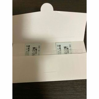 西武鉄道全線　西武バス全線　切符2枚(鉄道乗車券)