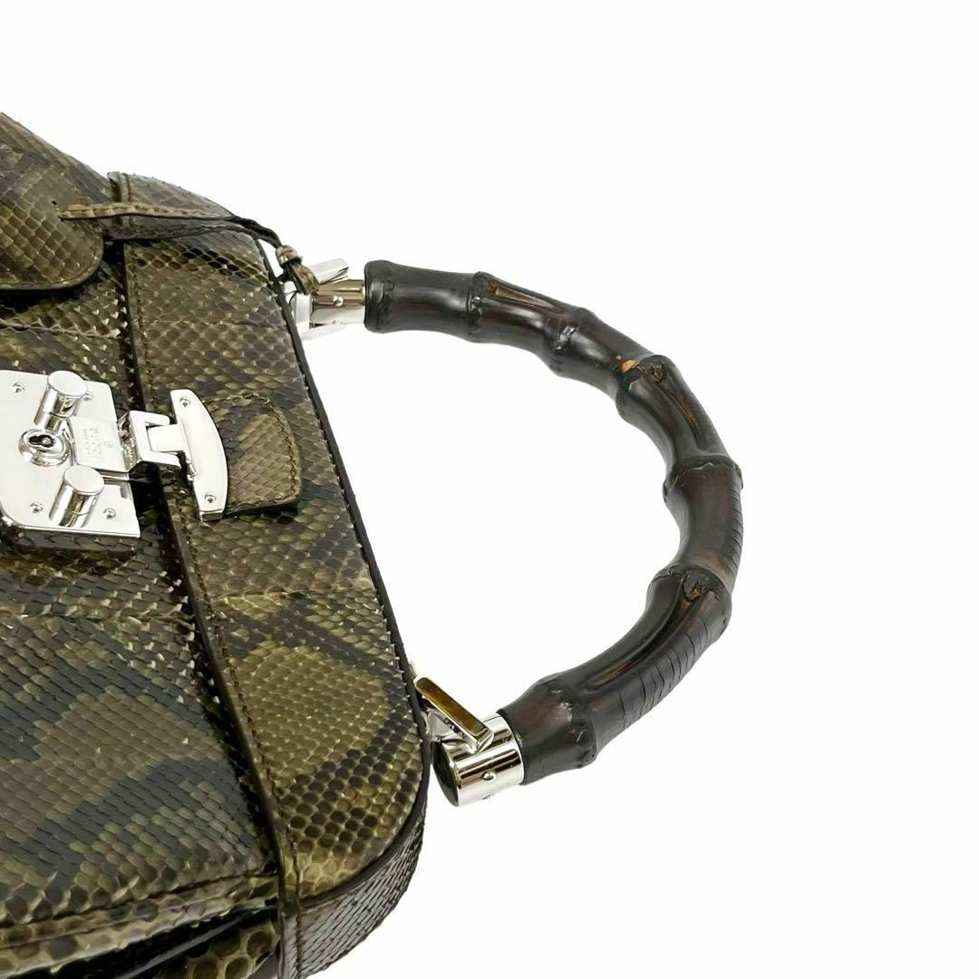 使用わずか ランウェイモデル グッチ レディロック バンブー 使用わずか ランウェイモデル グッチ レディロック バンブー