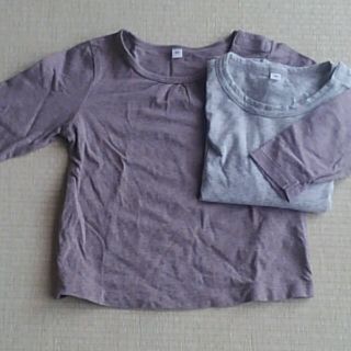 ムジルシリョウヒン(MUJI (無印良品))の無印　キッズ　ロンＴセット(Tシャツ/カットソー)