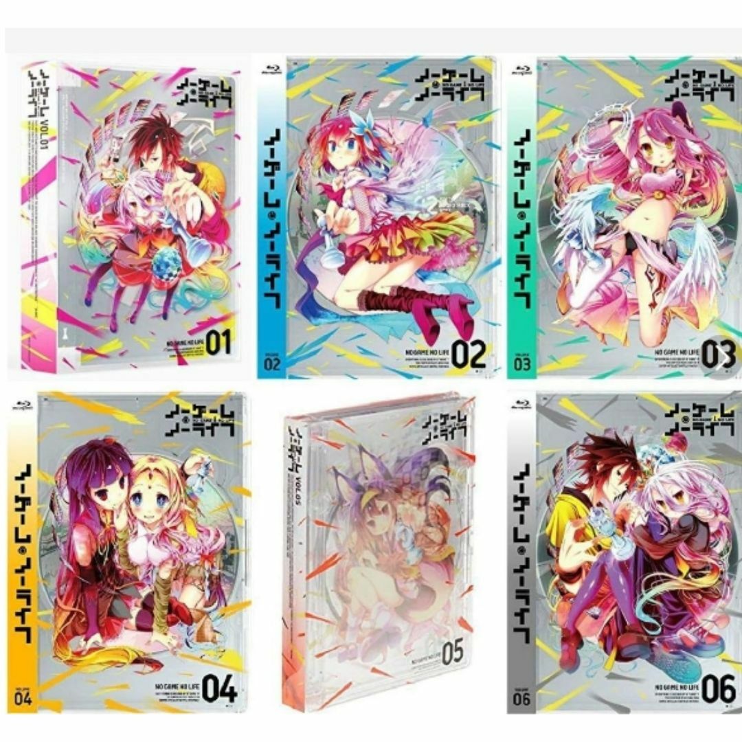 ノーゲーム・ノーライフ [Blu-ray] 全6巻セット　中古状態優良美品