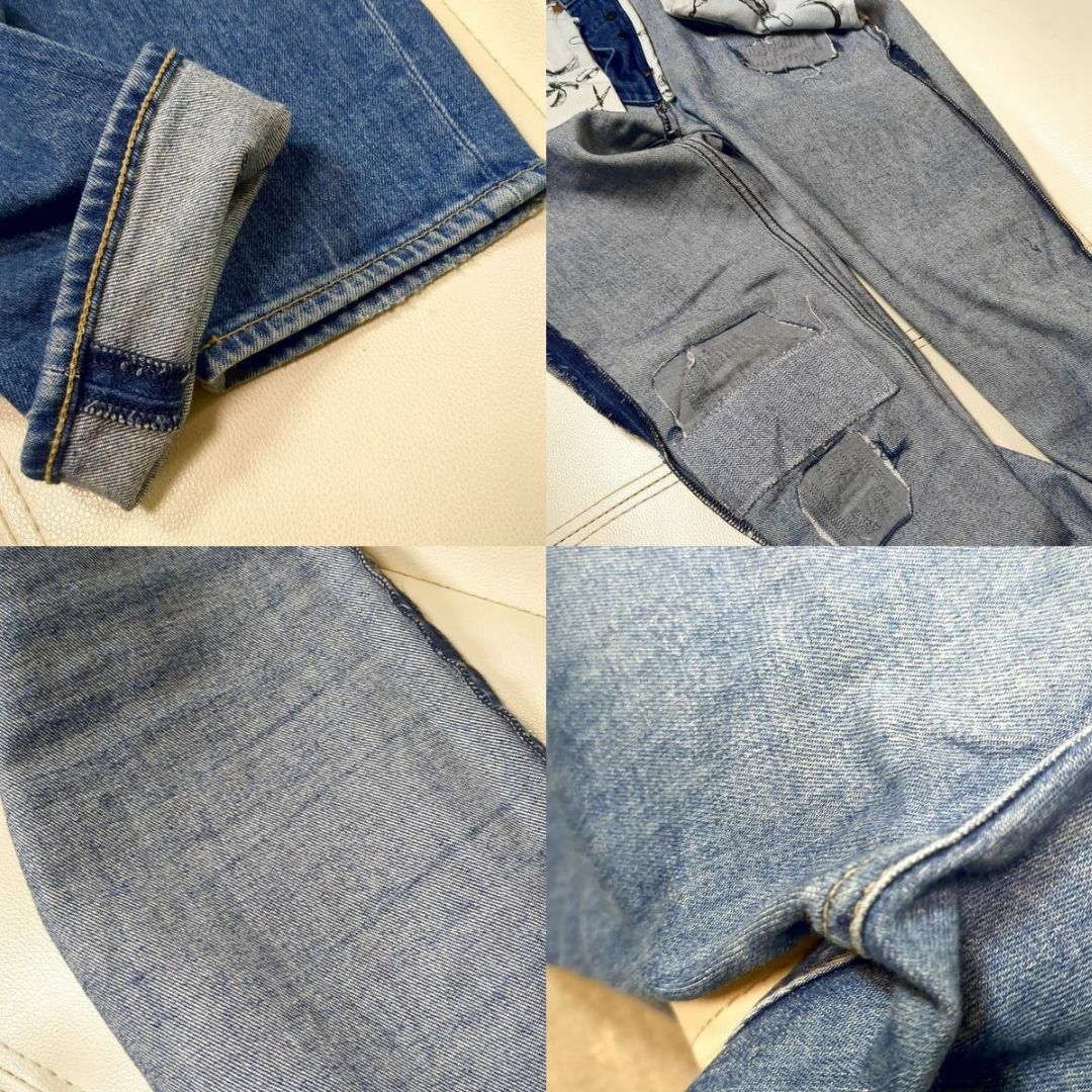 新品 15SS DENHAM 【 デンハム 】ユーズド加工ストレッチデニム 新品 15SS DENHAM 【 デンハム 】ユーズド加工ストレッチデニム