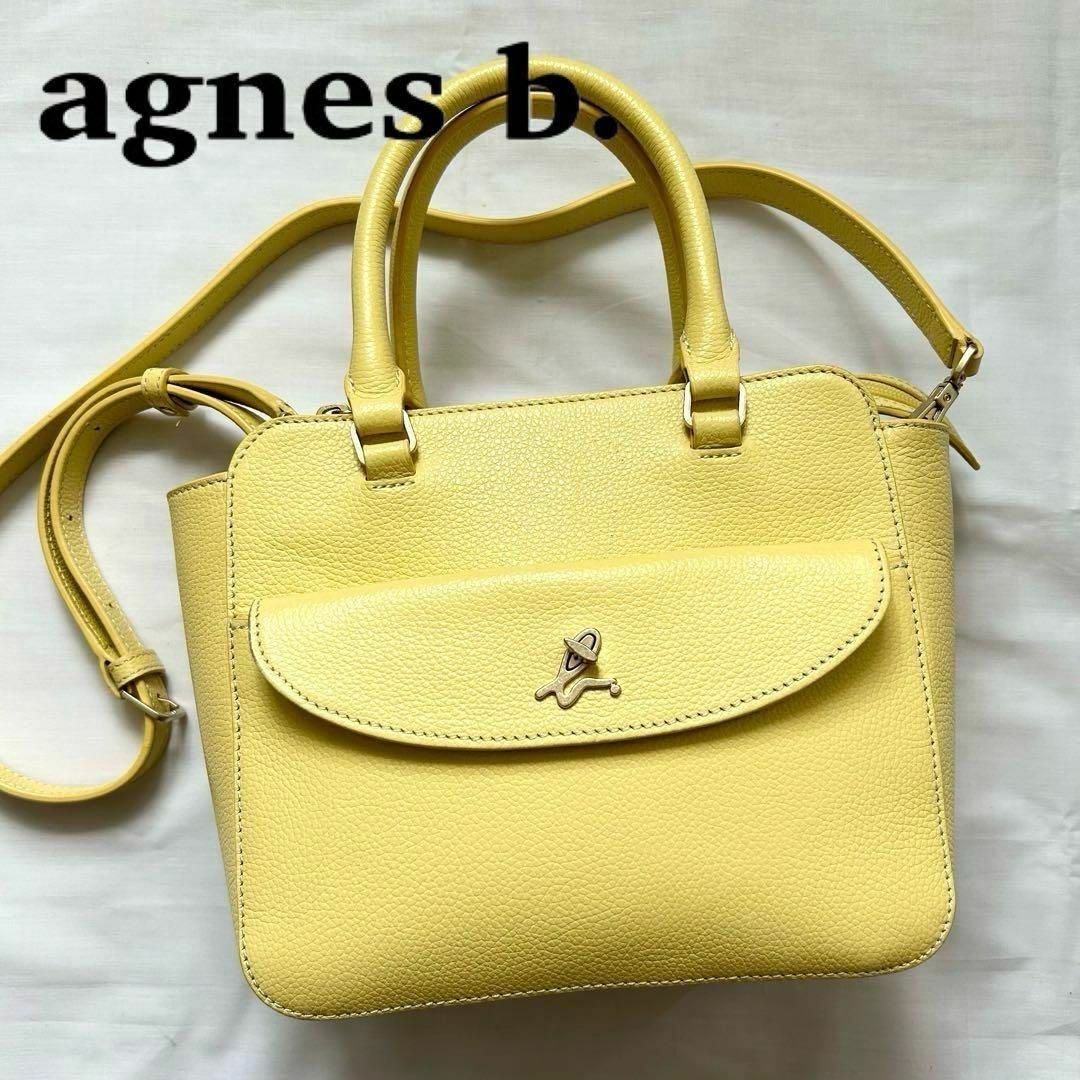 agnes b. - ✨2way✨アニエスベー ショルダーバッグ イエロー agnes b. - ✨2way✨アニエスベー ショルダーバッグ イエロー