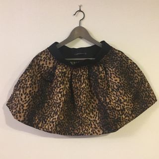 ザラ(ZARA)のZARA レオパードフレアスカート(ミニスカート)