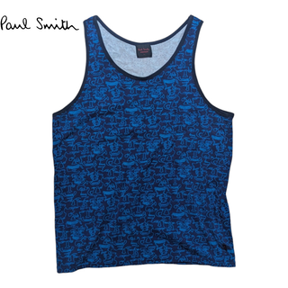 ポールスミス(Paul Smith)のPAUL SMITH UNDERWEAR ブルー タンクトップ(タンクトップ)