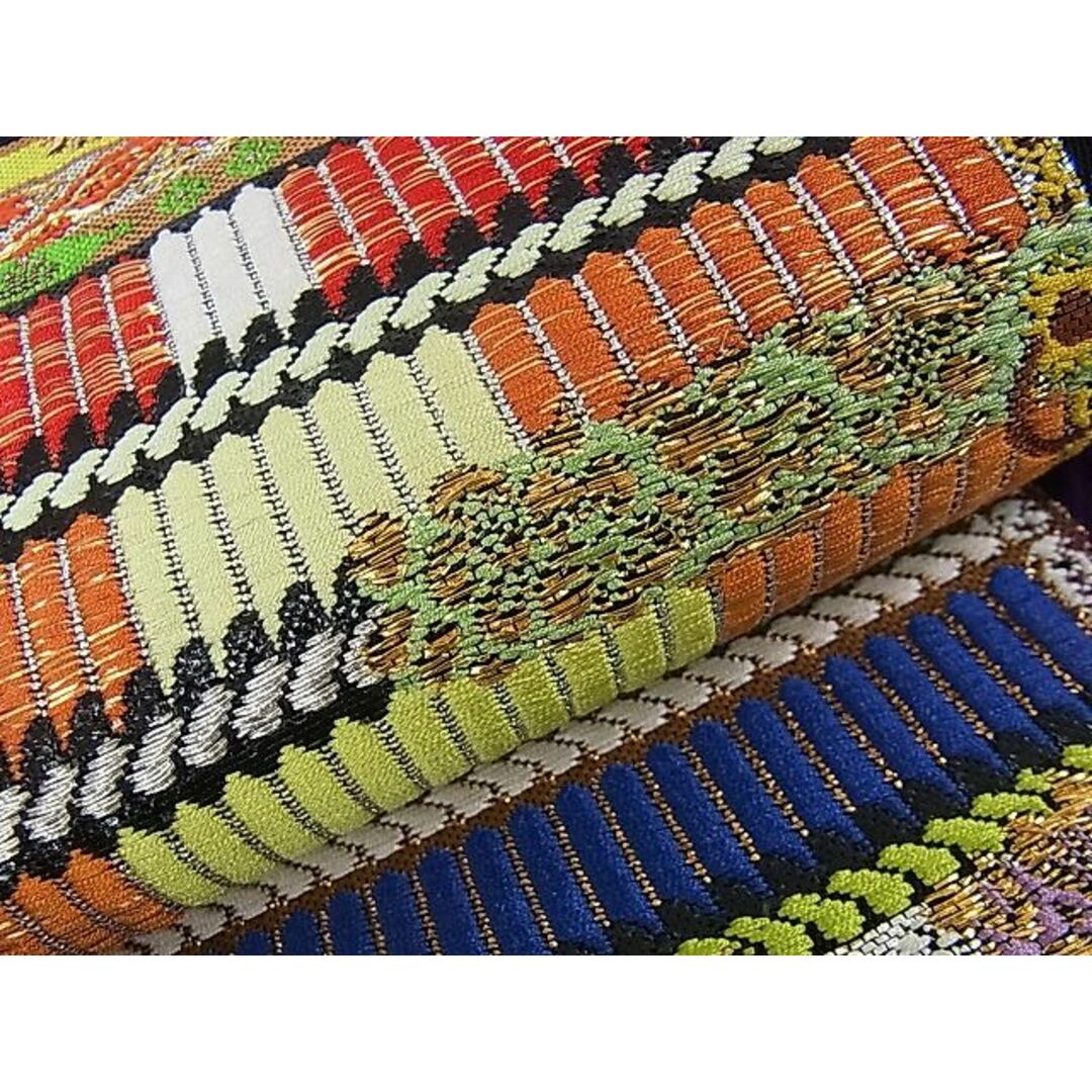 平和屋本店□極上 二代目・龍村平蔵 龍村光翔 本袋帯 鎧文錦 平和屋本店□極上 二代目・龍村平蔵 龍村光翔 本袋帯 鎧文錦