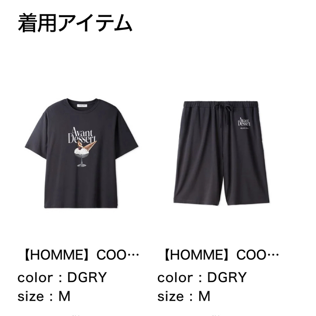 gelato pique - 【HOMME】COOLレーヨンデザートロゴTシャツ gelato pique - 【HOMME】COOLレーヨンデザートロゴTシャツ