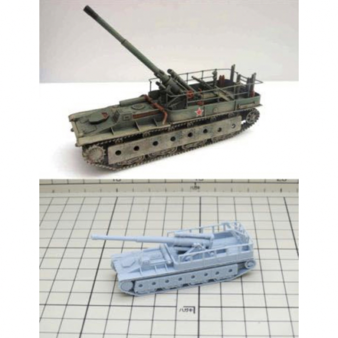 1/144 レジンキット ソ連軍 SU-14-1 152mm砲 BR-2 SPG エンタメ/ホビーのおもちゃ/ぬいぐるみ(模型/プラモデル)の商品写真