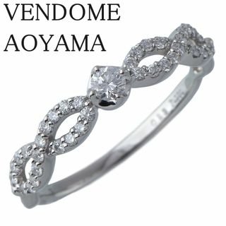 ヴァンドームアオヤマ(Vendome Aoyama)のヴァンドーム青山 ダイヤ リング 0.23ct 10号 PT950 新品仕上げ済 VENDOME AOYAMA VA【18087】(リング(指輪))