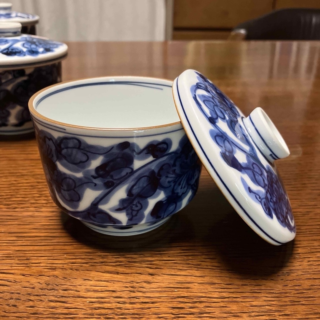 新品未使用　京泉工芸　茶碗蒸し　五客揃え インテリア/住まい/日用品のキッチン/食器(食器)の商品写真