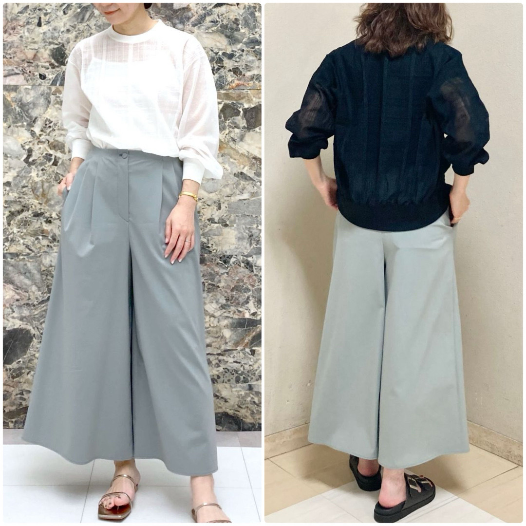 Theory luxe - theory luxe Sycamore Bel ワイドフレアパンツ 40 Theory luxe - theory luxe Sycamore Bel ワイドフレアパンツ 40