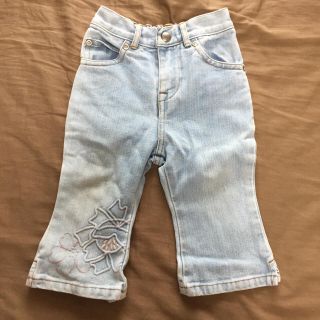 ベビーギャップ(babyGAP)のbaby GAP デニムパンツ 桜刺繍 レディース (パンツ/スパッツ)