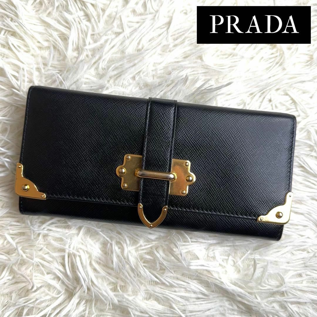 PRADA プラダ サフィアーノカイエコンチネンタルウォレット 1MH132 PRADA プラダ サフィアーノカイエコンチネンタルウォレット 1MH132