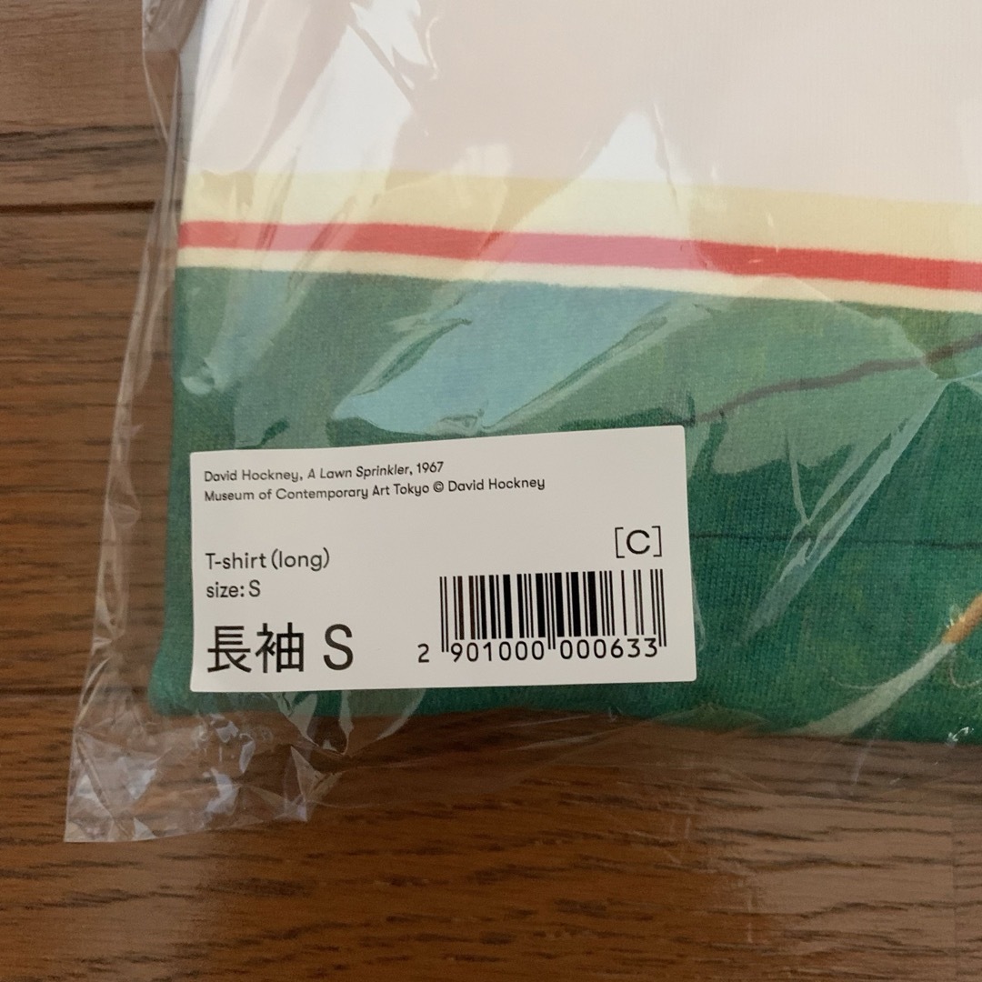 ホックニー Tシャツ Sサイズ スプリンクラー 長袖 現代アート ホックニー Tシャツ Sサイズ スプリンクラー 長袖 現代アート