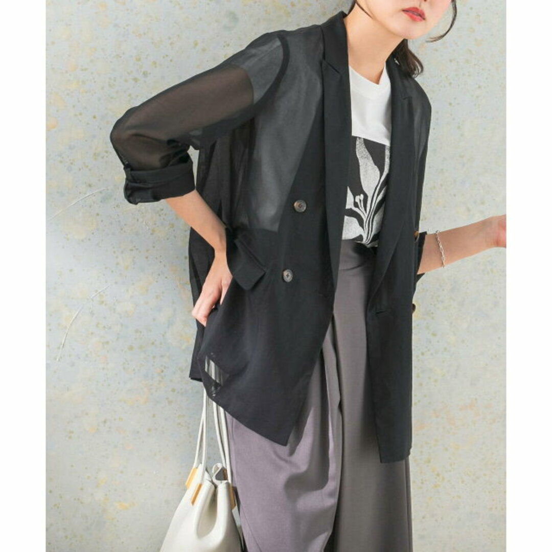 美品】YOKO CHAN 膝丈ワンピース グレー 七分袖 36 美品】YOKO CHAN 膝丈ワンピース グレー 七分袖 36